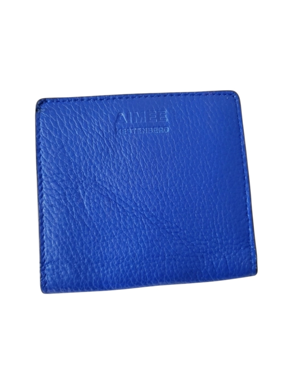 Aimee Kestenberg Blue Leather Compact Wallet